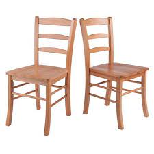 Oak kitchen chairs are typically associated with a country look—with somewhat heavy and ornate furniture. Hannah Dining Chair Wood Light Oak Winsome Target