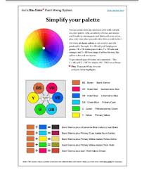 Primary Color Mixing Chart Pdf Bedowntowndaytona Com