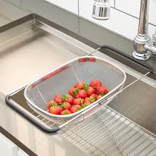 polder stainless steel mesh sink basket
