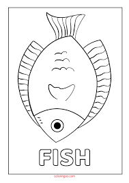 Free printable spring coloring pages. Printable Fish Coloring Page Pdf For Kids