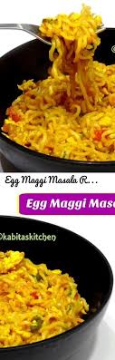 Egg Maggi Masala Recipe In Hindi Street Style Egg Maggi Masala Bachelors Recipe Kabitaskitchen Tags Magg Indian Fast Food Maggi Recipes Masala Recipe