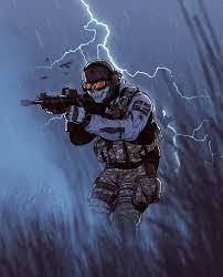 Ghost Fan Art By Me Modernwarfare Military Art Combat Art Military Artwork