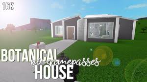 Bloxburg modern family house (2 story) youtube. Roblox Bloxburg Botanical No Gamepasses House 16k Cute766
