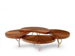 Galloping horse coffee table $1,210.00. Lily Coffee Table Low Base Made Of Fig Tree Branches In Brass Casting Layered Tops And Handcrafted Wo Coffee Table Coffee Table Inspiration Low Console Table