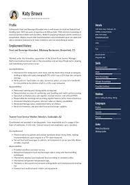 Meld dig ind i dag. 22 Food Beverage Attendant Resume Samples Free