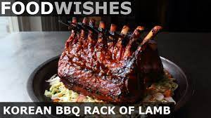 Loin chops are the most tender and leanest of the variety of available lamb chops. Korean Barbecued Rack Of Lamb Food Wishes Youtube