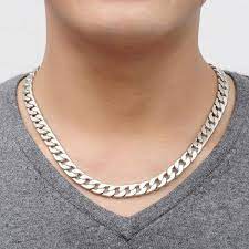 American Style Titanium Cuban Link Chain Necklace Men Jewelry Cuban Link Chain Necklaces Chain Link Necklace Chain Necklace
