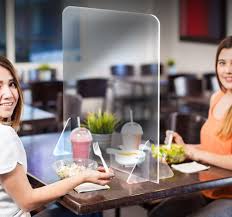 Stay Safe While You Eat Sneeze Guard Menu Design Menu Cover