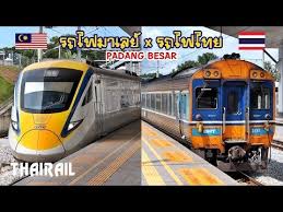 Stesen keretapi ktm lama gemas negeri sembilan. Thai Malaysian Railway Train Arrivals And Departures At Padang Besar Station Youtube