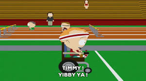 Timmy, jimmy and cartman prepare to compete in an upcoming sporting event. Funny Gifs Excited Gif Vsgif Com