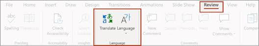 Powerpoint Microsoft Translator For Business