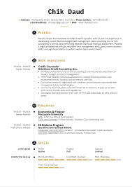 Use a resume objective when you're just starting out, or switching career paths. Credit Counselor Resume Example Kickresume
