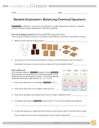  check that the synthesis reaction is selected and that all coefficients are set to one. Balancing Chemical Equations