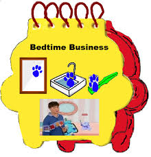 Clues From Bedtime Business Bedtime Blue S Clues Business