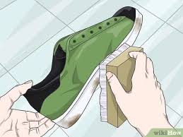 Sprinkle a heavy coat of baking soda inside of the shoes. 3 Ways To Clean Rubber On Shoes Wikihow