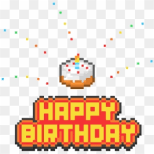 116 free images of birthday wishes. Happy Birthday Pixel Art Png Download Pixel Happy Birthday Png Transparent Png 681x671 81717 Pngfind