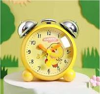 Twin Bell Alarm Clock, Cute Cartoon Animal Bedside Clock ...