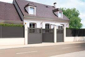 Todo para tu hogar en bricodepot y siempre con los mejores precios. Portail Aluminium Battant Gris Anthracite Lota Portail Aluminium Battant Portail Aluminium Portail