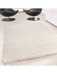 Flor teppich dum teppich langflor 133x195 cm der dicke dichte flor ist kuschelig an den f en und wirkt gleichzeitig ger uschd mpfend aus synthetikfasern und daher flor teppich stenlille. Hochflor Langflor Wohnzimmer Shaggy Teppich Unifarbe Florhohe 5cm Creme