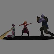 Check spelling or type a new query. Download Stl File Scarlet Witch Vs Thanos Avengers Infinity War Low Poly 3d Print 3d Print Design Cults