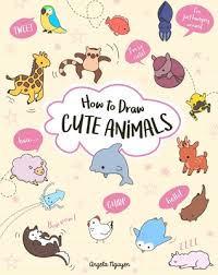 How to draw a cute cat. How To Draw Cute Animals By Angela Nguyen