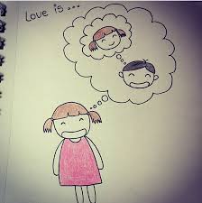 Love Is Thinking Of Him Thinking Of You Art Drawings Art Drawings
