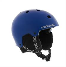 sandbox legend snow kids kids ski snowboard helmet kids electric blue