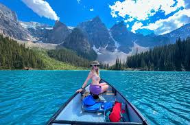 Just canoeing in Banff