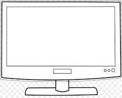 Dibujo de computadora para colorear y ponerle los nombres de sus partes. La Television Libro Para Colorear Dibujo Imagen Png Imagen Transparente Descarga Gratuita