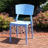 The high back, curved armrests and blue colour provide contemporary style that add the chair to your existing patio furniture set or take advantage of its stackable design and store it easily with other chairs until you need it. Buy Blue Patio Dining Chairs Online At Overstock Our Best Patio Furniture Deals