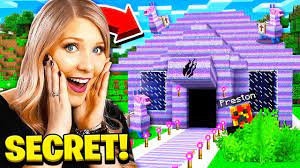 With briannaplayz follow me here! I Found Prestonplayz Secret Fortnite Minecraft House Youtube