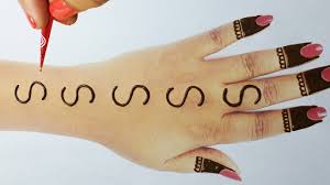 N letter henna mehndi tattoo designs. S Letter Mehndi Archives Beautyzing