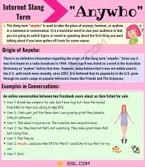 Anywho Meaning How To Use The Popular Term Anywho Correctly 7 E S L Transition Words Learn English Meant To Be