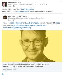 Kind Posts — VeryGoodCopy