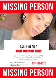 🚨Missing from Reno, NV 👉Ashlynn Rice 👉No contact since 1-4-25 👉28 If  you have any information please contact Reno PD 775-321-8372
