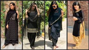 Though plain, it still looks exceptional and magnificent. Plain Black Salwar Kameez Designs Www Macj Com Br