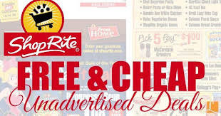 Huge List Of Free Cheap Shoprite Unadvertised Deals For The Week Shoprite Extreme Couponing Shoprite Coupons