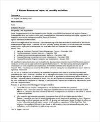 Monthly Activity Report Template 8 Templates Example Templates Example Monthly Activities Report Template Templates