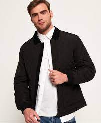 Superdry Ryland Quilt Coach Jacket Men S Jackets And Coats