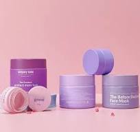 Skincare Cosmetic Glass Packaging Container 5ml 30ml 50ml 60ml Purple Matte  Body Butter Scrub Mask Lip Cosmetic Glass Cream Jar