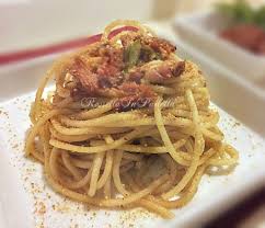 Spaghetti Aglio Olio E Pomodori Secchi L Rossella Ln Padella Idee Alimentari Pomodori Secchi Ricette