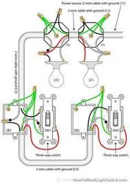 3 Way Switch With Power Feed Via The Light Multiple Lights How To Wire A Light Switch Home Electrical Wiring Electrical Wiring Light Switch Wiring