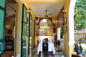 Les Jardins De La Carambole Restaurant In Hue French Architecture French Mansion Architecture