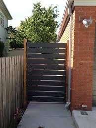 Metal Gate Slat Black Google Search Wooden Garden Gate Backyard Gates Iron Garden Gates