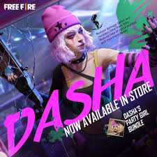 New dasha is real hacker🤯🔥headshot वाली skills !! Garena Free Fire The Spunky Party Girl New Character Dasha And Dasha S Party Girl Bundle Is Now Available In Store Get Dasha From The In Game Store And Turn The Battlefield