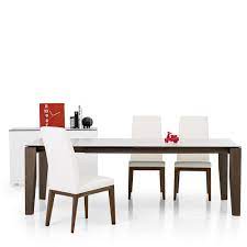 Extending dining table and chairs uk. Clooney Extending Dining Table By Glassdomain Co Uk
