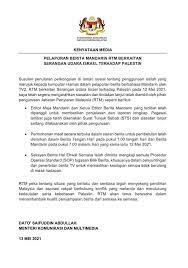 Sumbangan ini diserahkan oleh menteri komunikasi dan multimedia, yb dato' saifuddin abdullah secara 'pandu lalu' kepada 50 orang pemuzik yang diwakili secara simbolik oleh lima orang pengerusi. Ivpufd1nexyyvm