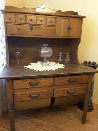 Possum Belly Bakers Doughboy Cupboard Primitive Two Pieces Pine 1800s Antique Kitchen Vintage Appliances Furniture