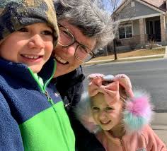Baking Christmas Cookies with Grandchildren