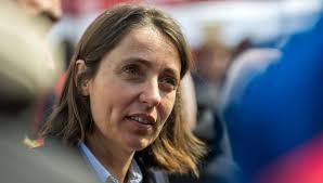 Sophie Binet, secrétaire générale de la CGT en déplacement à Béziers